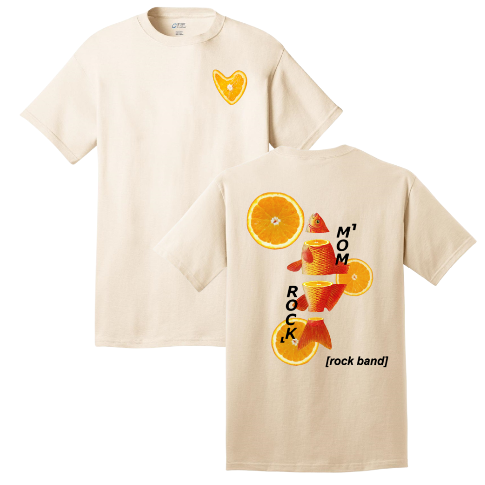 Mom Rock Orange T-Shirt