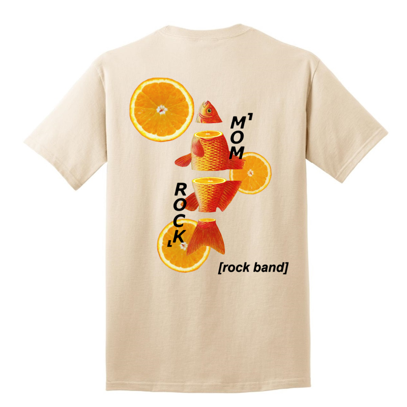 Mom Rock Orange T-Shirt