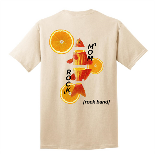 Mom Rock Orange T-Shirt